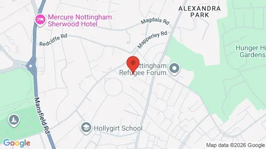 Apartments for rent i Nottingham - Nottinghamshire - kort over placeringen