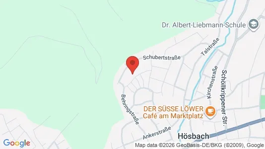 Apartments for rent i Aschaffenburg - kort over placeringen