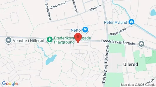 Apartments for rent i Hillerød - kort over placeringen