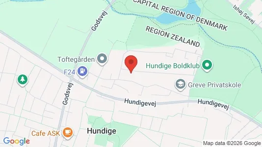 Apartments for rent i Greve - kort over placeringen