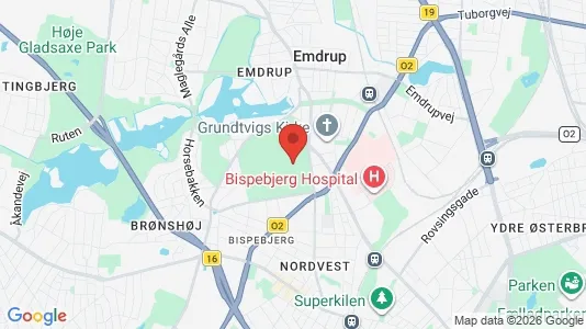 Apartments for rent i Copenhagen NV - kort over placeringen