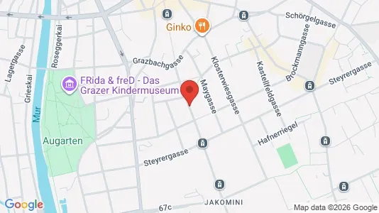 Apartments for rent i Eggersdorf bei Graz - kort over placeringen