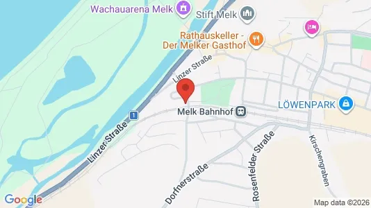 Apartments for rent i Melk - kort over placeringen