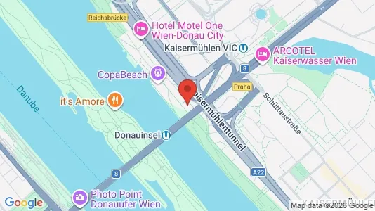 Apartments for rent i Vienna Donaustadt - kort over placeringen