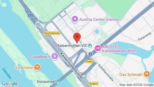 Apartments for rent i Vienna Donaustadt - kort over placeringen