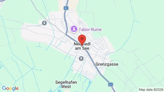 Apartments for rent i Neusiedl am See - kort over placeringen