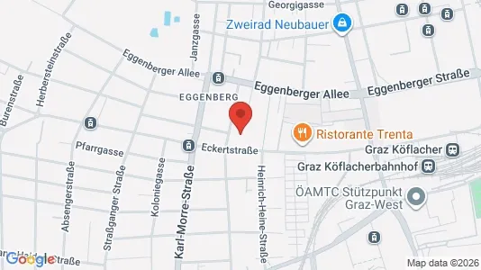 Apartments for rent i Graz - kort over placeringen
