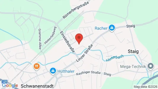 Apartments for rent i Oberndorf bei Schwanenstadt - kort over placeringen