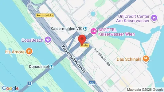 Apartments for rent i Vienna Donaustadt - kort over placeringen