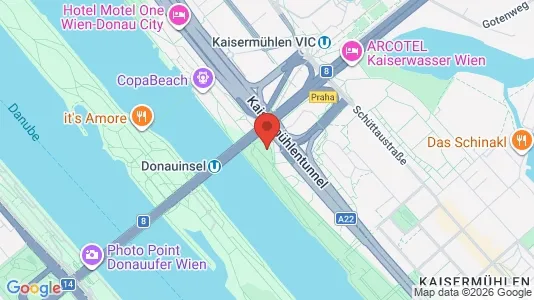 Apartments for rent i Vienna Donaustadt - kort over placeringen