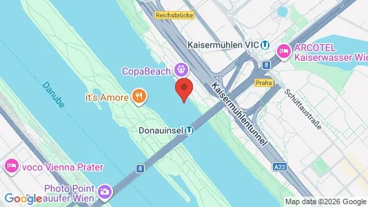 Apartments for rent i Vienna Donaustadt - kort over placeringen