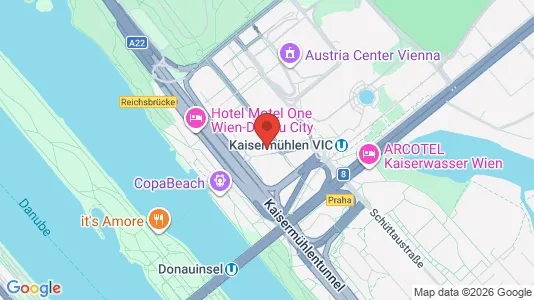 Apartments for rent i Vienna Donaustadt - kort over placeringen
