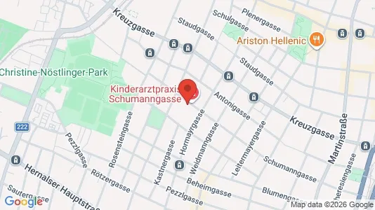 Apartments for rent i Vienna Hernals - kort over placeringen