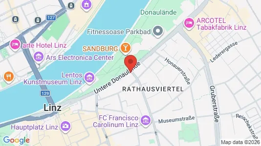 Apartments for rent i Leonding - kort over placeringen