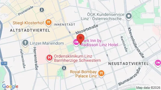Apartments for rent i Leonding - kort over placeringen