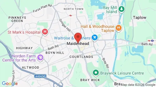 Apartments for rent i Maidenhead - Berkshire - kort over placeringen