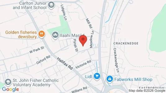Apartments for rent i Dewsbury - West Yorkshire - kort over placeringen