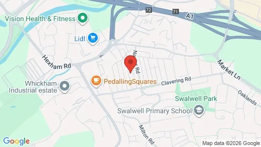 Apartments for rent i Newcastle upon Tyne - Tyne and Wear - kort over placeringen