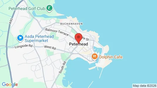 Rooms for rent i Peterhead - Aberdeenshire - kort over placeringen