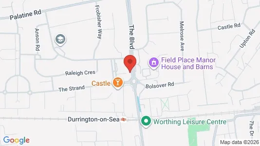 Apartments for rent i Worthing - West Sussex - kort over placeringen