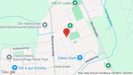 Apartments for rent i Halle (Saale) - kort over placeringen