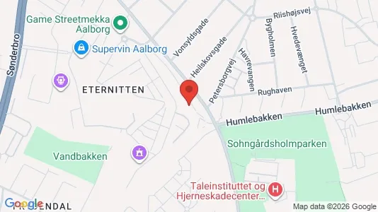 Apartments for rent i Aalborg Center - kort over placeringen