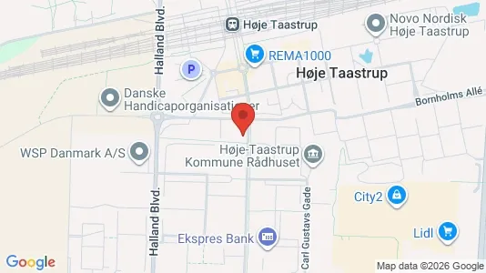 Apartments for rent i Taastrup - kort over placeringen