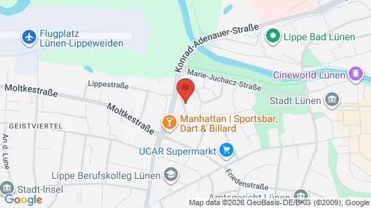 Apartments for rent i Unna - kort over placeringen