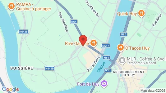 Apartments for rent i Hoei - kort over placeringen