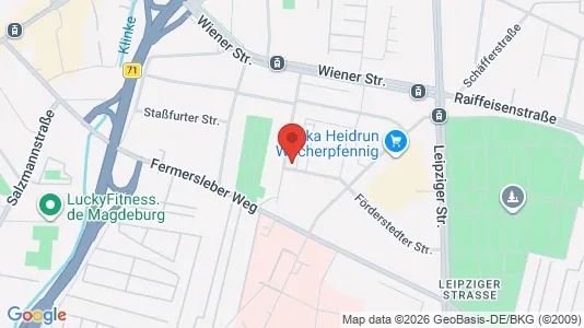 Apartments for rent i Magdeburg - kort over placeringen