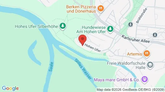Apartments for rent i Halle (Saale) - kort over placeringen