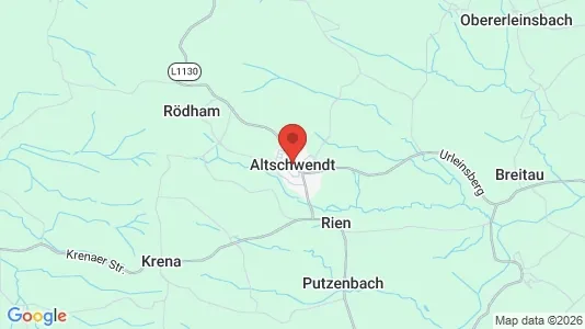 Apartments for rent i Altschwendt - kort over placeringen