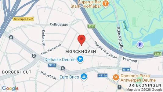 Apartments for rent i Antwerp Deurne - kort over placeringen