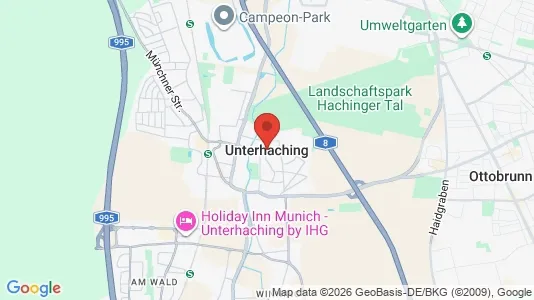 Apartments for rent i Unterhaching - kort over placeringen