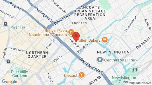 Apartments for rent i Manchester - Lancashire - kort over placeringen