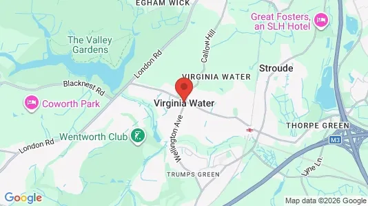 Apartments for rent i Virginia Water - Surrey - kort over placeringen