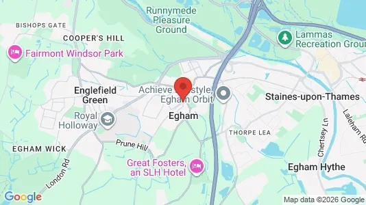 Apartments for rent i Egham - Surrey - kort over placeringen