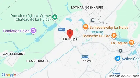 Houses for rent i Terhulpen - kort over placeringen
