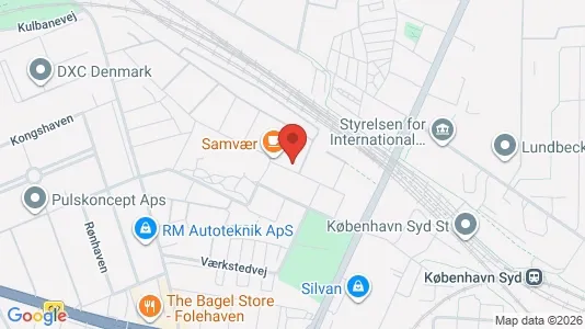 Apartments for rent i Valby - kort over placeringen