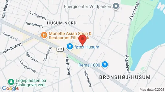 Apartments for rent i Brønshøj - kort over placeringen