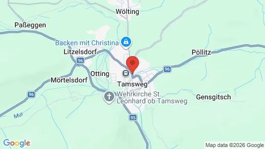 Apartments for rent i Tamsweg - kort over placeringen