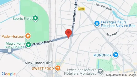 Apartments for rent i Créteil - kort over placeringen