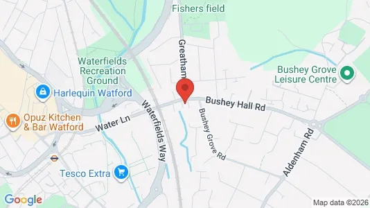 Apartments for rent i Bushey - Hertfordshire - kort over placeringen
