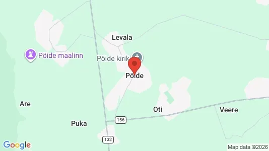 Apartments for rent i Pöide - kort over placeringen