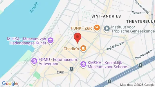 Apartments for rent i Stad Antwerp - kort over placeringen