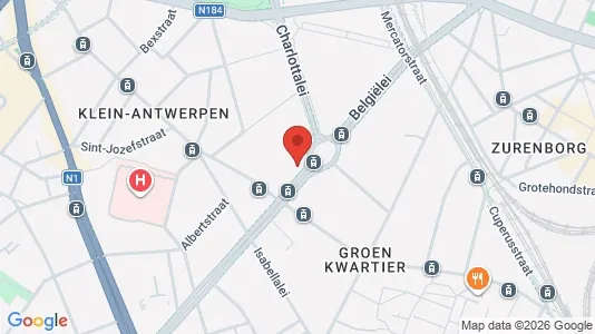 Apartments for rent i Stad Antwerp - kort over placeringen