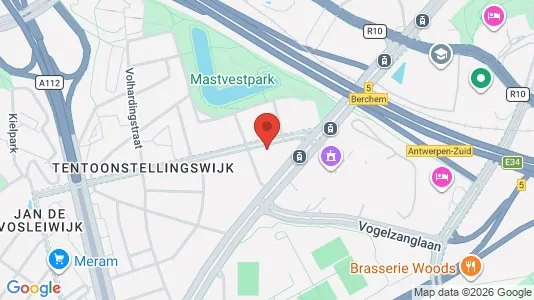 Apartments for rent i Stad Antwerp - kort over placeringen
