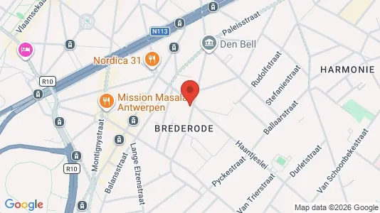 Apartments for rent i Stad Antwerp - kort over placeringen