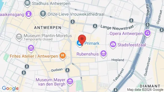 Apartments for rent i Stad Antwerp - kort over placeringen