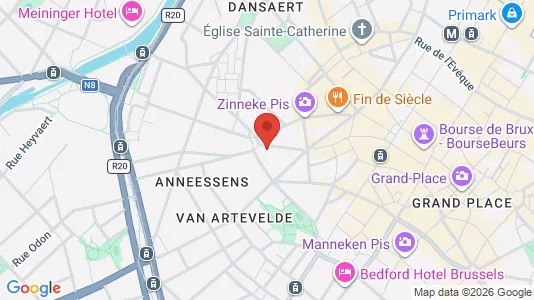 Apartments for rent i Stad Brussel - kort over placeringen